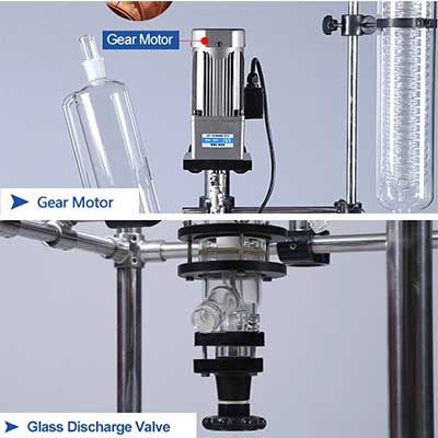 100L Jacketed Glass Reactor