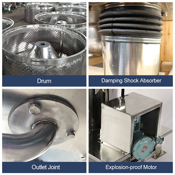 100L stainless steel centrifuge