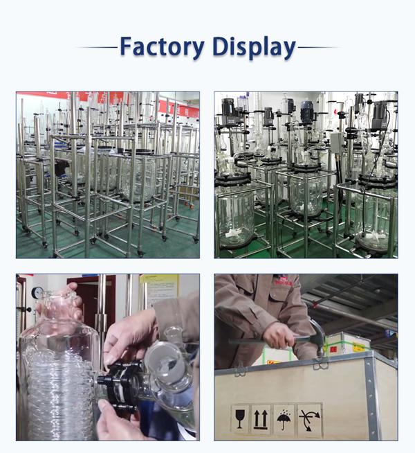 20l jacketed glass reactor