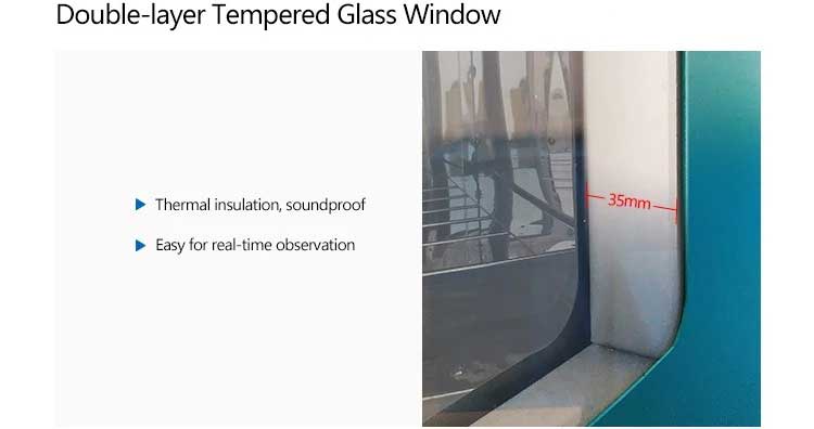 double layer tempered glass window double layer tempered glass window