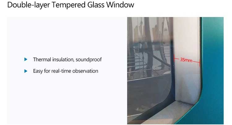 double layer tempered glass window double layer tempered glass window