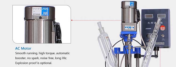 glass reactor motor glass reactor motor