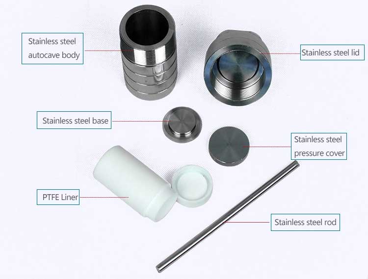 Stainless steel hydrothermal reactor Stainless steel hydrothermal reactor