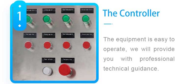 Falling film evaporator controller Falling film evaporator controller