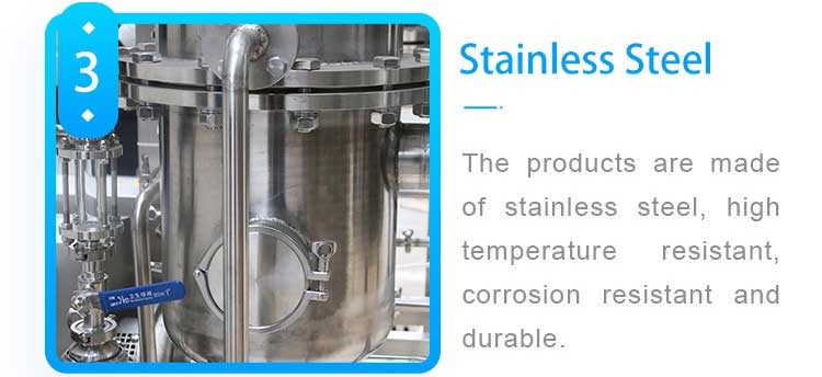 stainless steel falling film evaporator stainless steel falling film evaporator